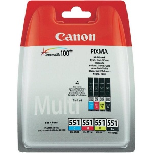 Canon CLI-551 CMYBK Original 6509B015 Multipack CLI551 bk cy mag yell 8714574679235