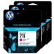 ORIGINAL HP CZ135A  / HP711 Cartuccia ink jet magenta 711 3x Pack 29 ml 886112841188