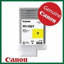 ORIGINAL Canon pfi106 Cartuccia inkjet yellow PFI-106y 6624B001 130ml - 4960999909530