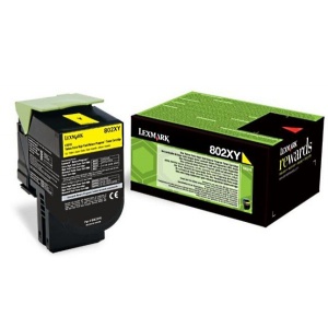 Lexmark 802XY 80C2XY0 802 ORIG toner yellow 4000 pag  734646481359
