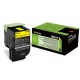 Lexmark 802XY 80C2XY0 802 ORIGINAL toner yellow laser 4000 pag  734646481359