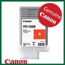 ORIGINAL Canon pfi106 Cartuccia ink jet rosso Red - PFI-106r 6627B001 130ml - 4960999909561