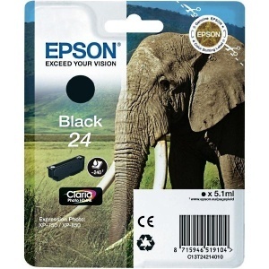 Epson C13T24214012 ORIGINAL T242140 Cartuccia black 240 pag 5.1ml 8715946519104