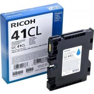 Ricoh GC41CL 405766 ORIGINAL cartuccia gelo cyan 600 pag - 4961311866760