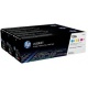 ORIGINALE HP Multipack cyan / magenta /  yellow CF371AM 128A CE321A + CE322A + CE323A