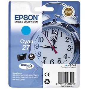 Epson C13T27024012 Orig T27024 Cartuccia cyan 300 pag 3.6ml 8715946533025